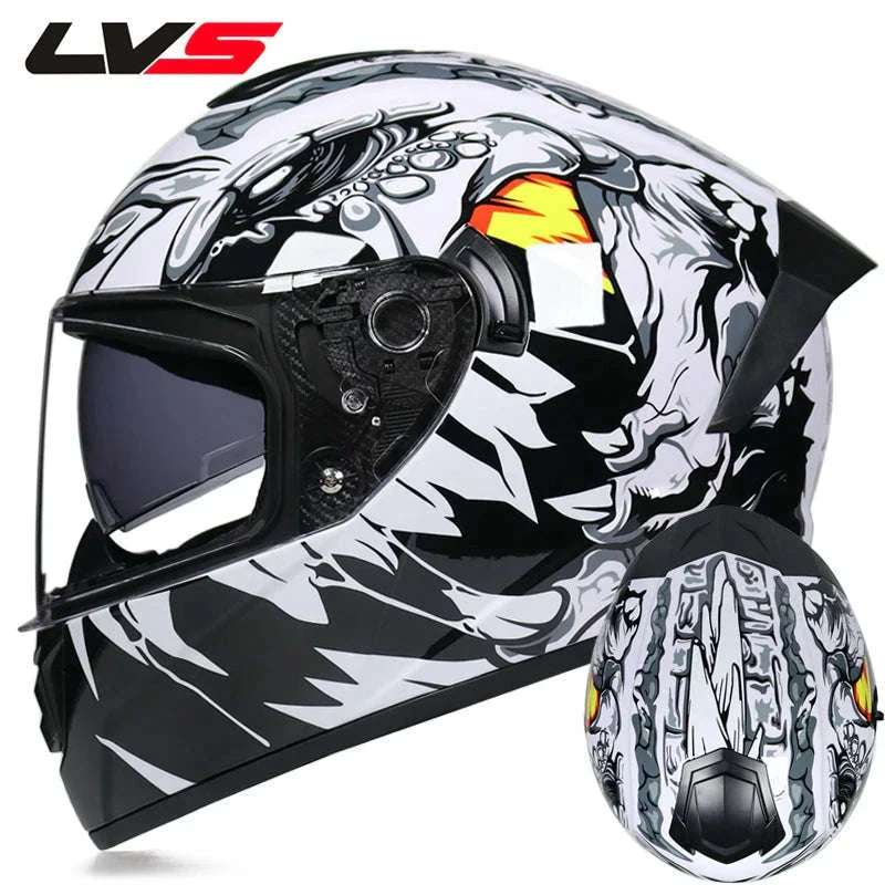 Full Face Motorcycle Helmet for Winter Warmth and Road Protection - Image 29
