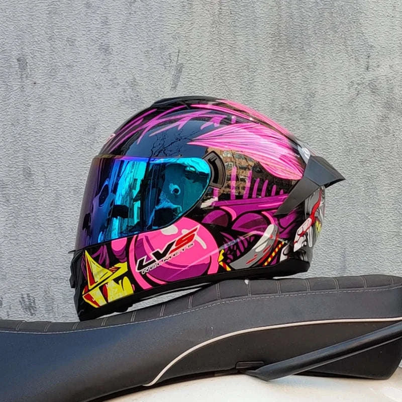 Full Face Motorcycle Helmet for Winter Warmth and Road Protection - Image 3