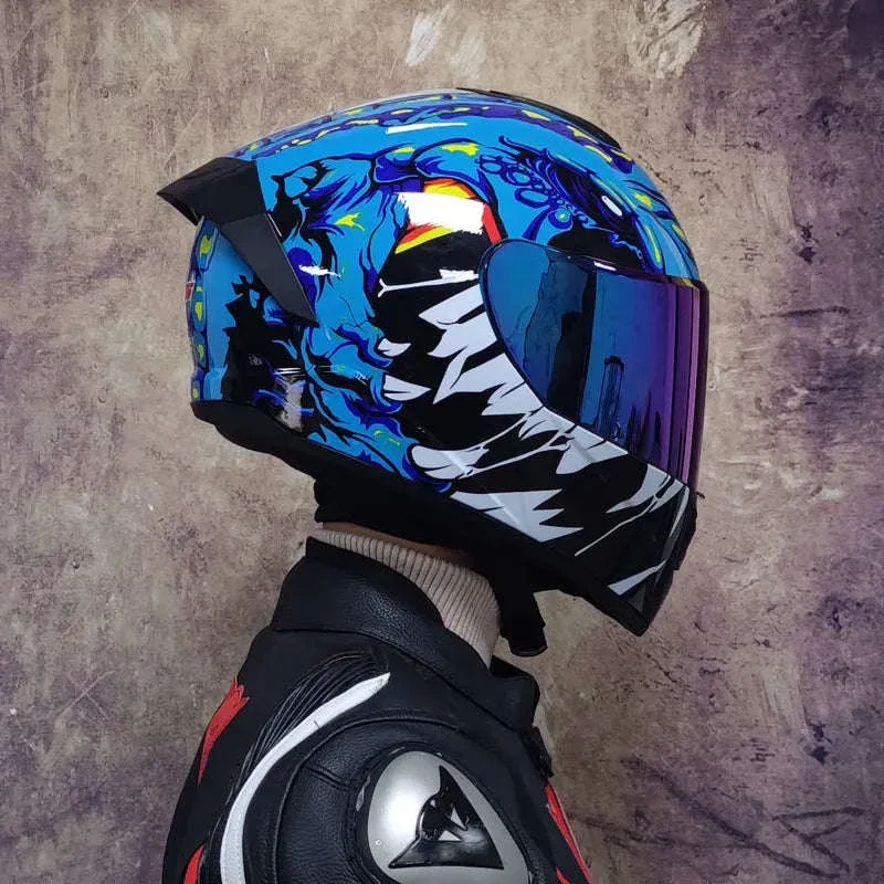 Full Face Motorcycle Helmet for Winter Warmth and Road Protection - Image 30