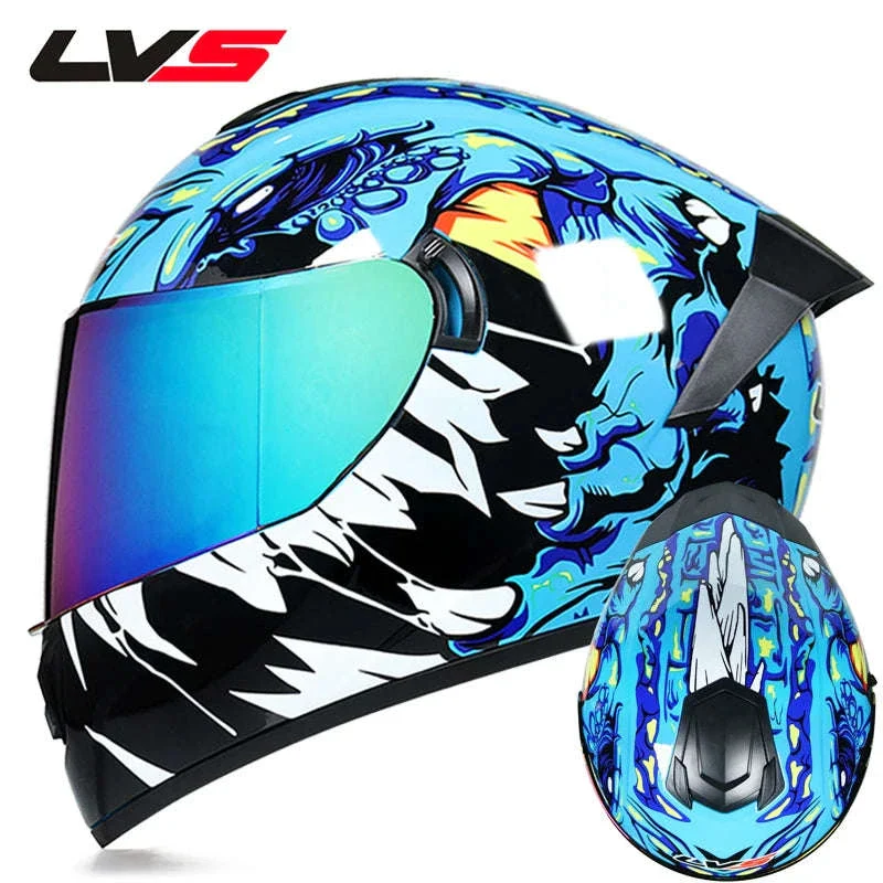Full Face Motorcycle Helmet for Winter Warmth and Road Protection - Image 33