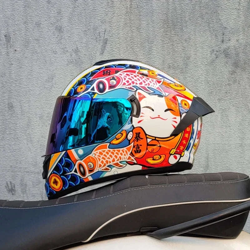 Full Face Motorcycle Helmet for Winter Warmth and Road Protection - Image 5