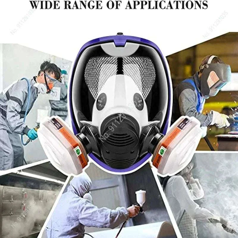Full Face Respirator Mask Kit 27-in-1 Reusable Safety Protection Set - Image 5
