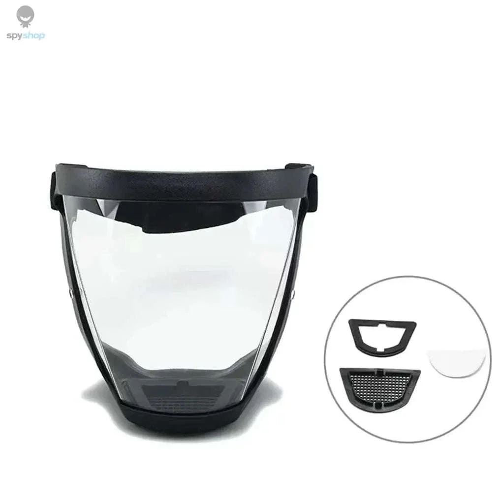 Full-Face Transparent Protection Mask with Clear Vision - Image 5