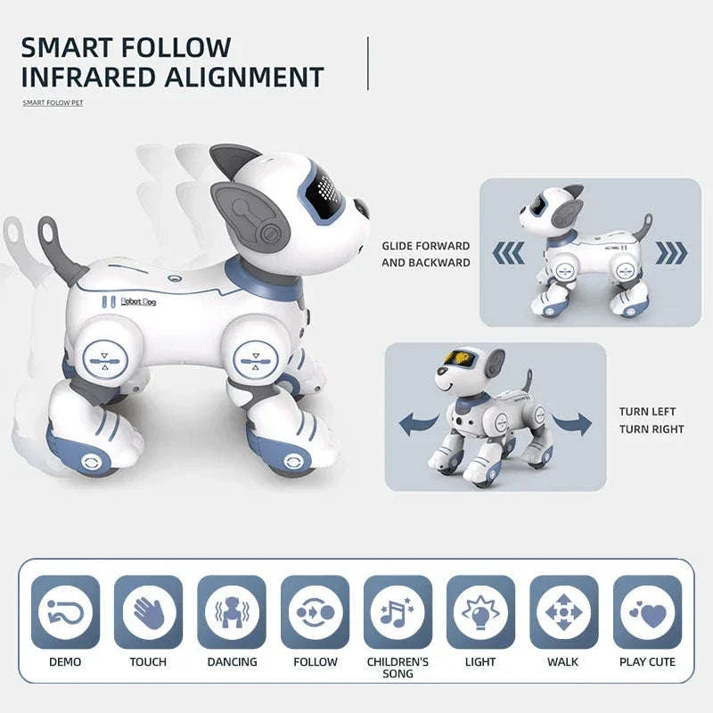 Programmable Robot Dog Toy with Remote Control and Stunt Moves - Image 2
