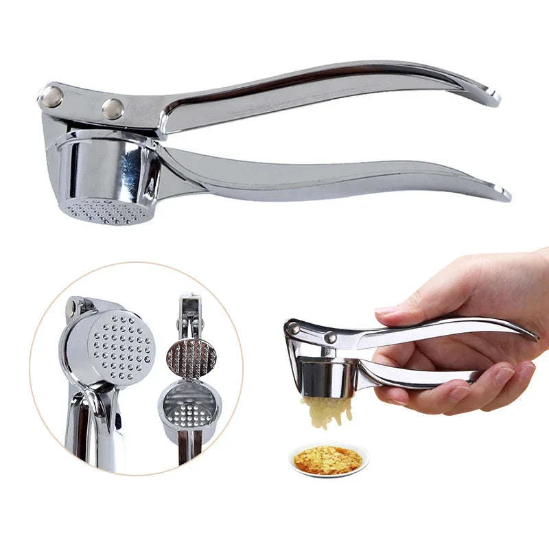 Stainless Steel Garlic Press Crusher for Fast, Clean Prep