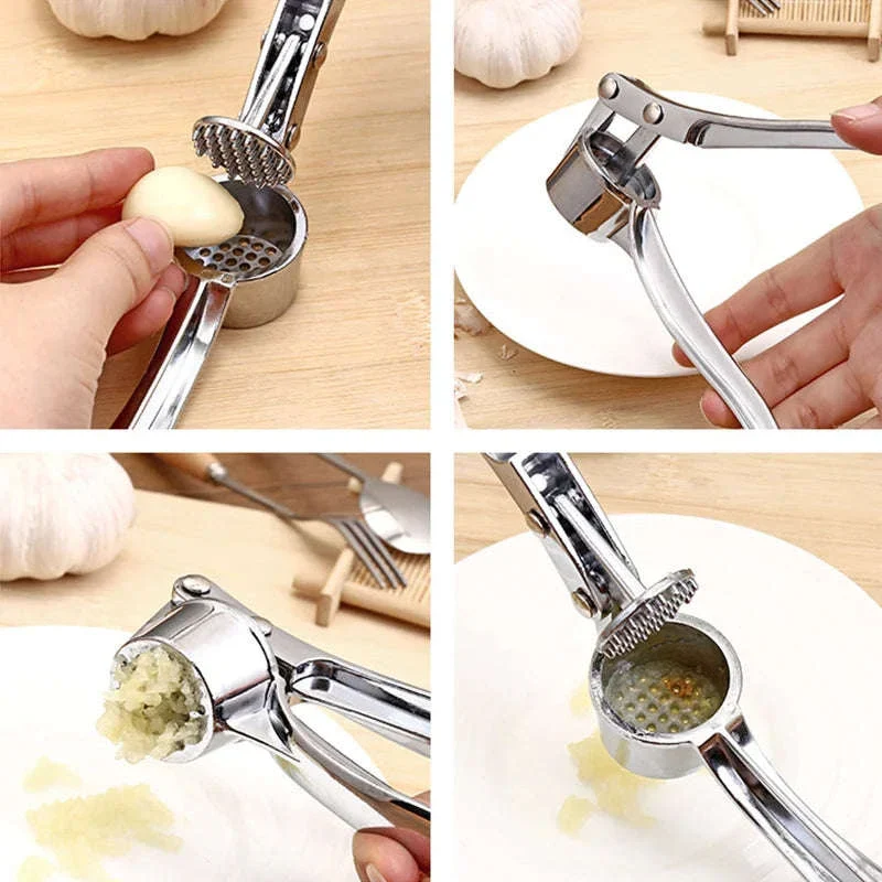 Stainless Steel Garlic Press Crusher for Fast, Clean Prep - Image 12
