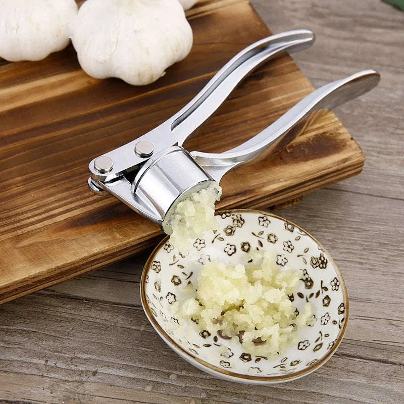 Stainless Steel Garlic Press Crusher for Fast, Clean Prep - Image 2