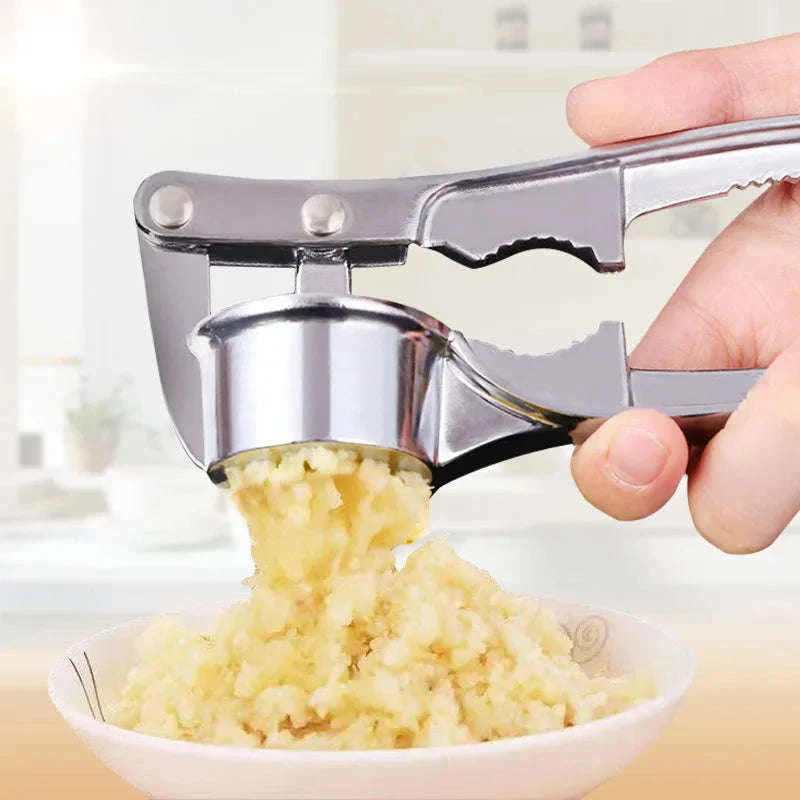 Stainless Steel Garlic Press Crusher for Fast, Clean Prep - Image 4