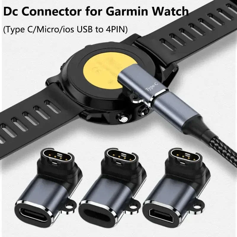 Garmin Charging Adapter USB Converter for Watch Charging