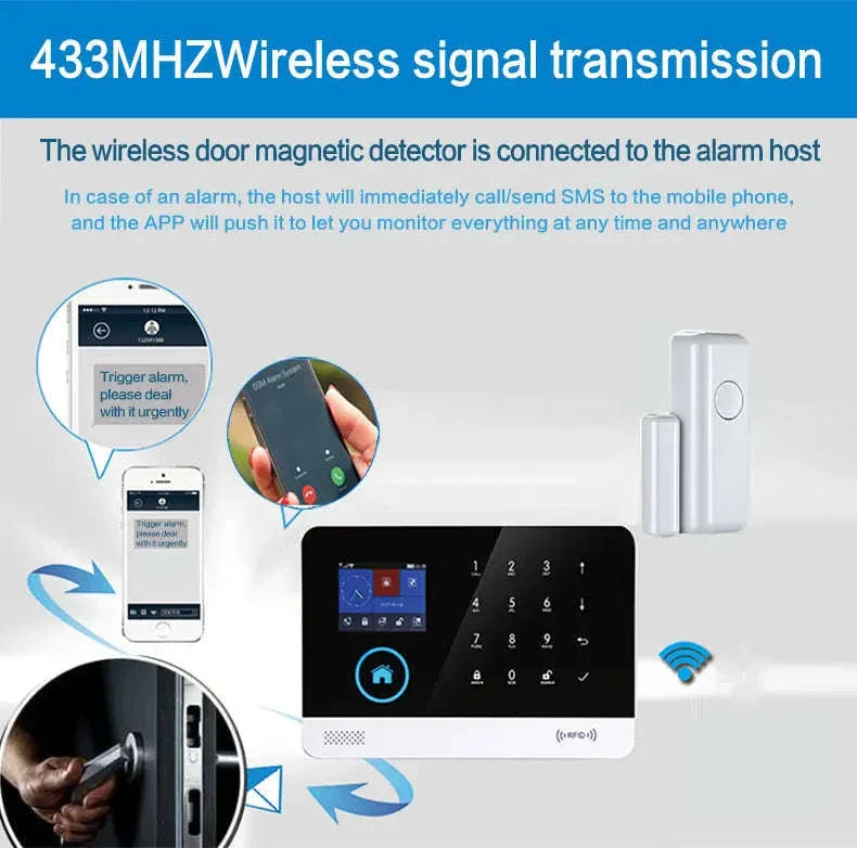 433MHz Wireless Door Sensor for Instant Open-Entry Alerts - Image 13