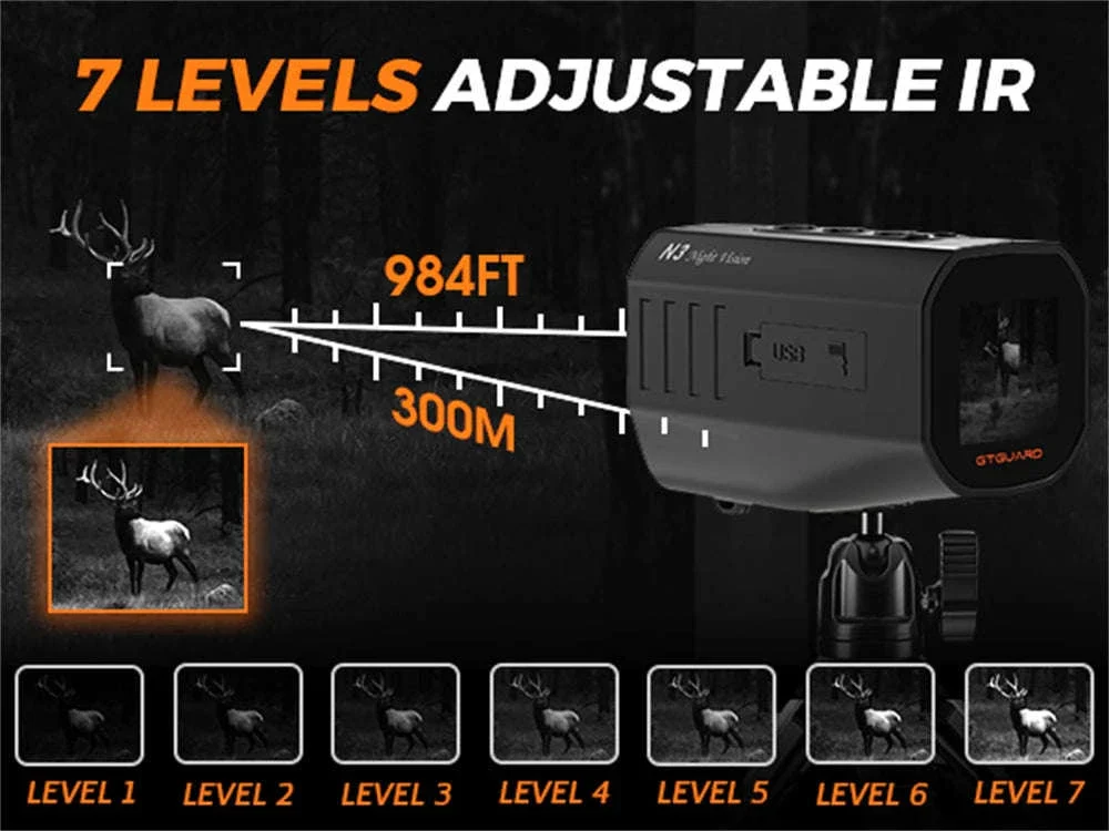 GTGUARD N3 1080P Night Vision Monocular with 5X Zoom - Image 11