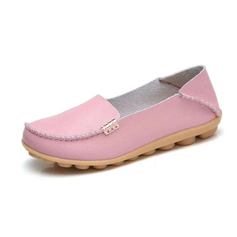 Women’s Retro Moccasin Slip-On Flats for Everyday Comfort - Image 30