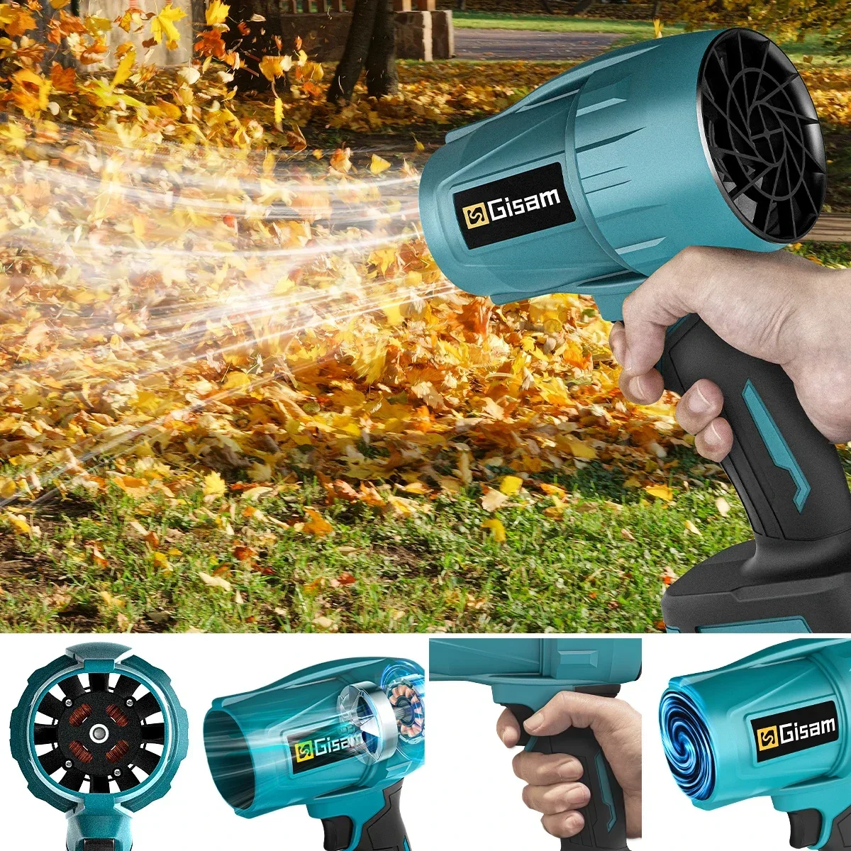Brushless Turbo Jet Fan 1500W Cordless Air Blower for Makita 18V - Image 5