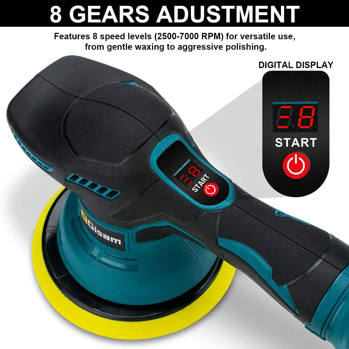 Cordless Car Polisher for Makita 18V Batteries - Image 4