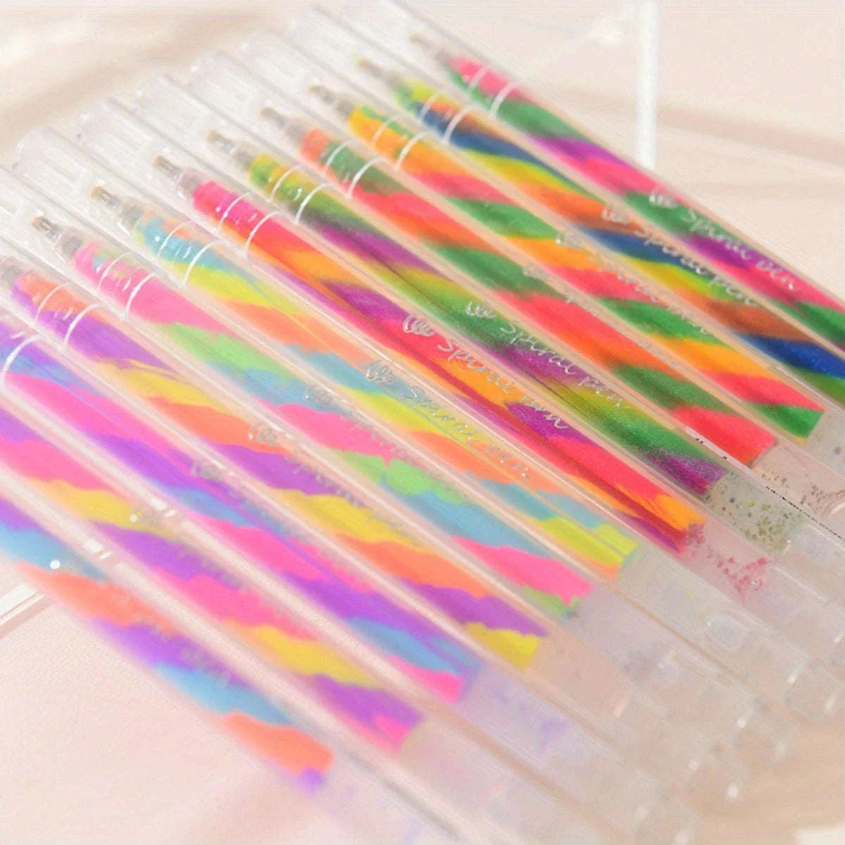6pcs Glitter Gel Highlighter Pens Set for Notes and Crafts - Image 4