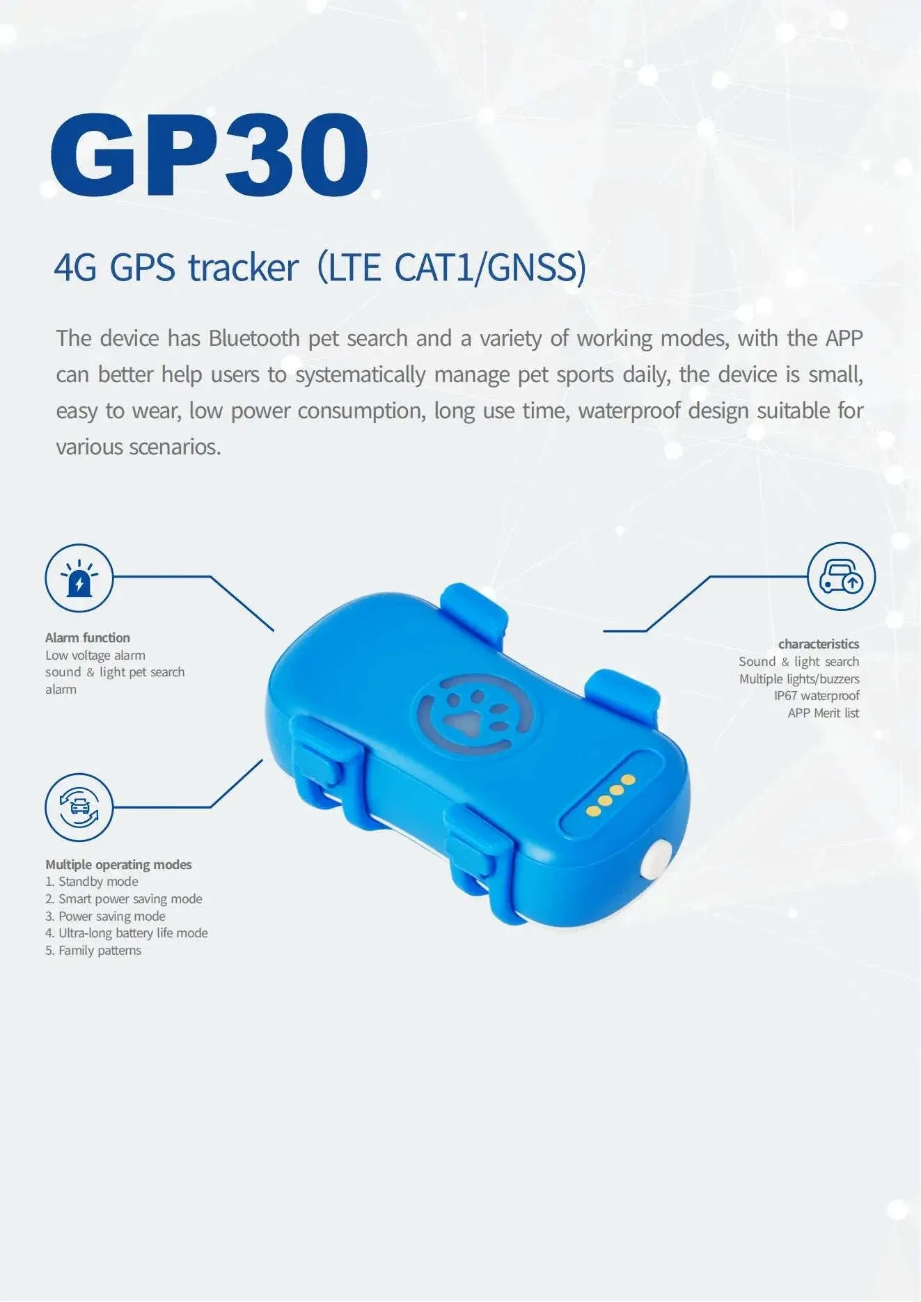 GPS Pet Tracker with Real-Time Tracking, Geo-Fence & App Alerts - Image 23