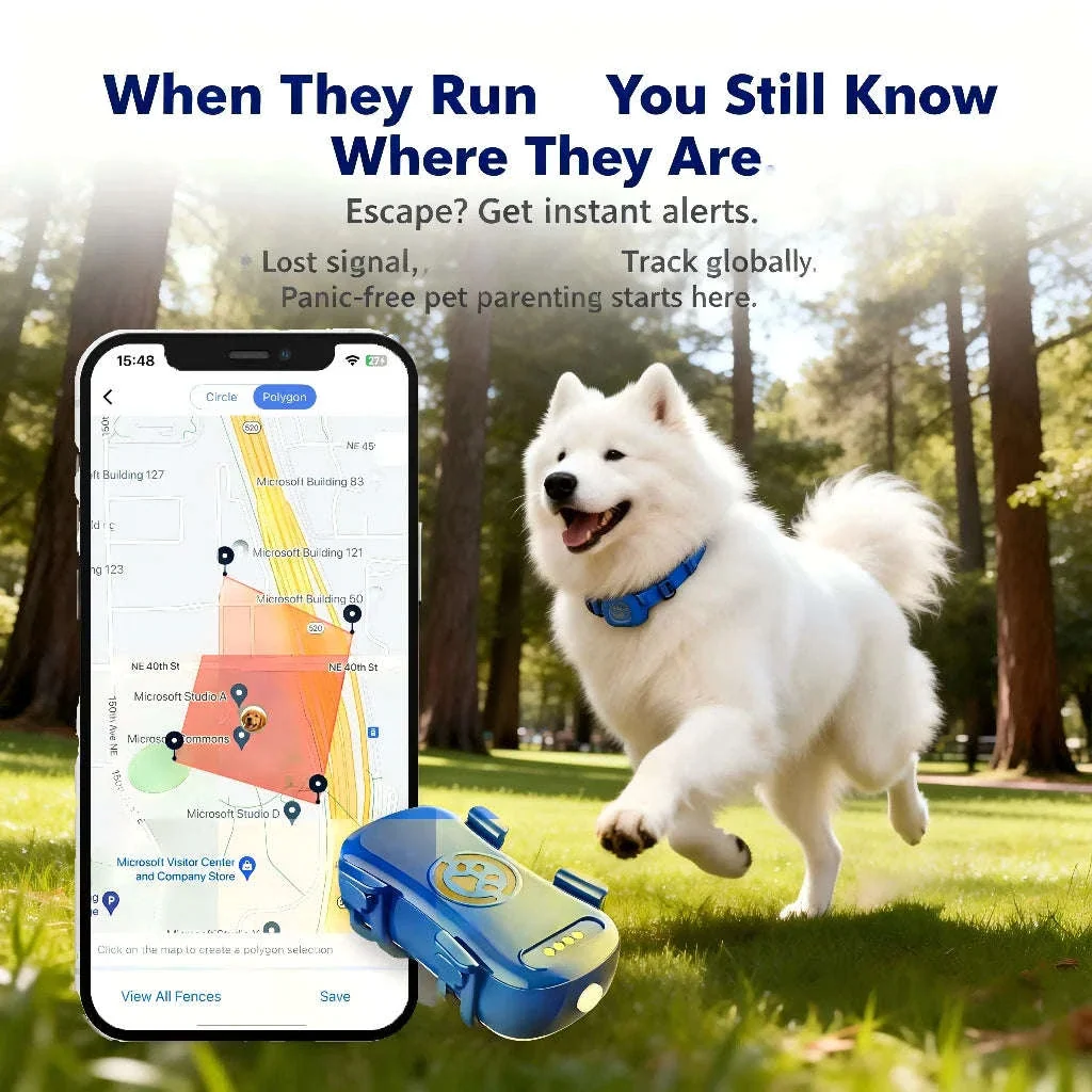 GPS Pet Tracker with Real-Time Tracking, Geo-Fence & App Alerts - Image 8