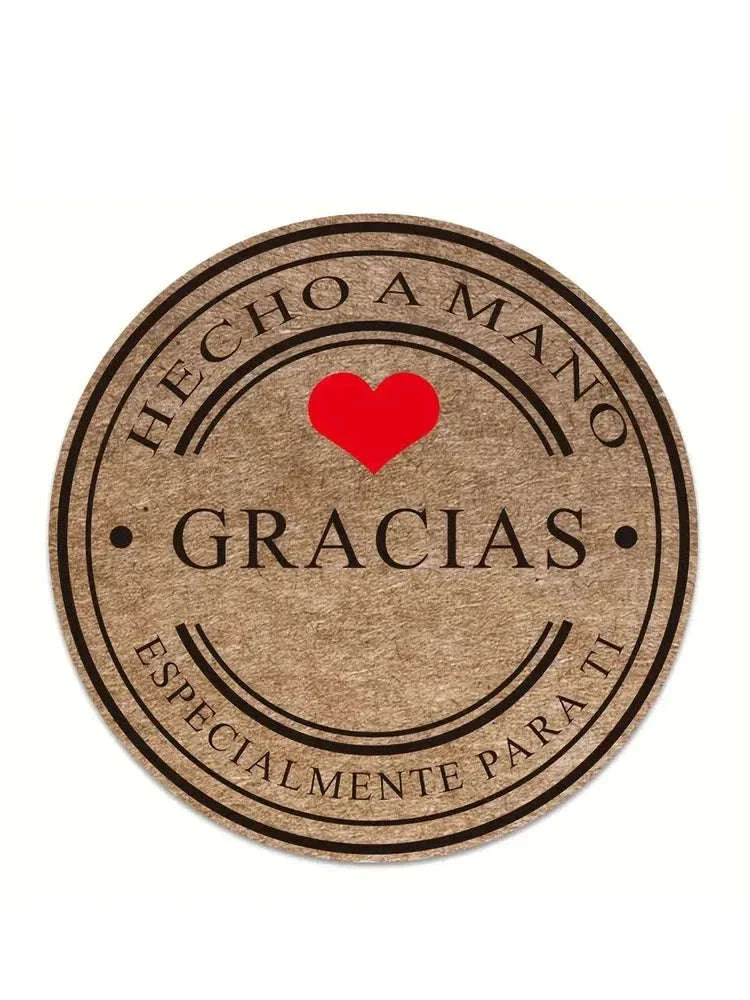 Gracias Gift Stickers for Gifts, Scrapbooks & Packaging
