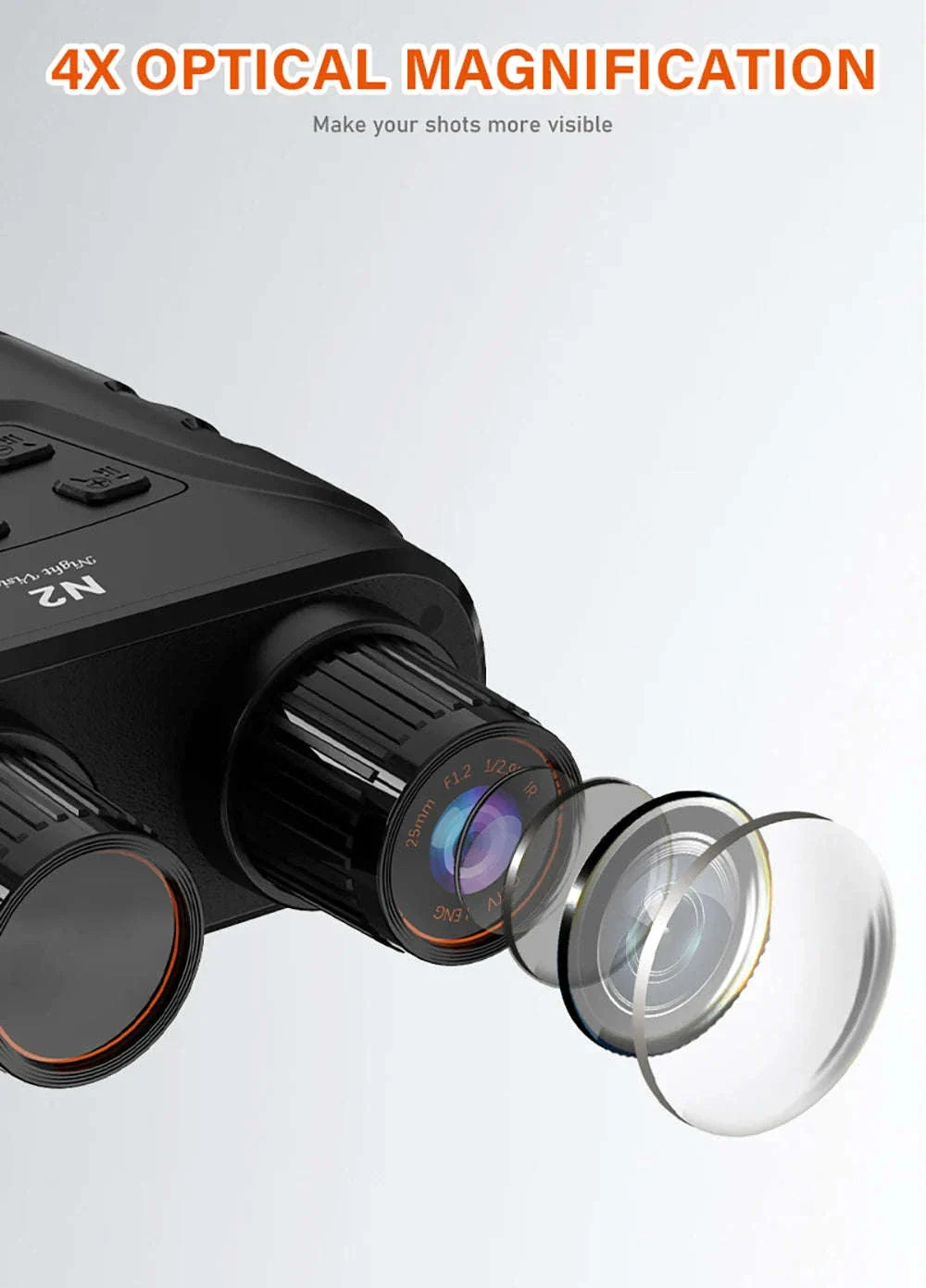 GTMEDIA N2 Night Vision Binoculars with 5X Zoom and 1080P - Image 18