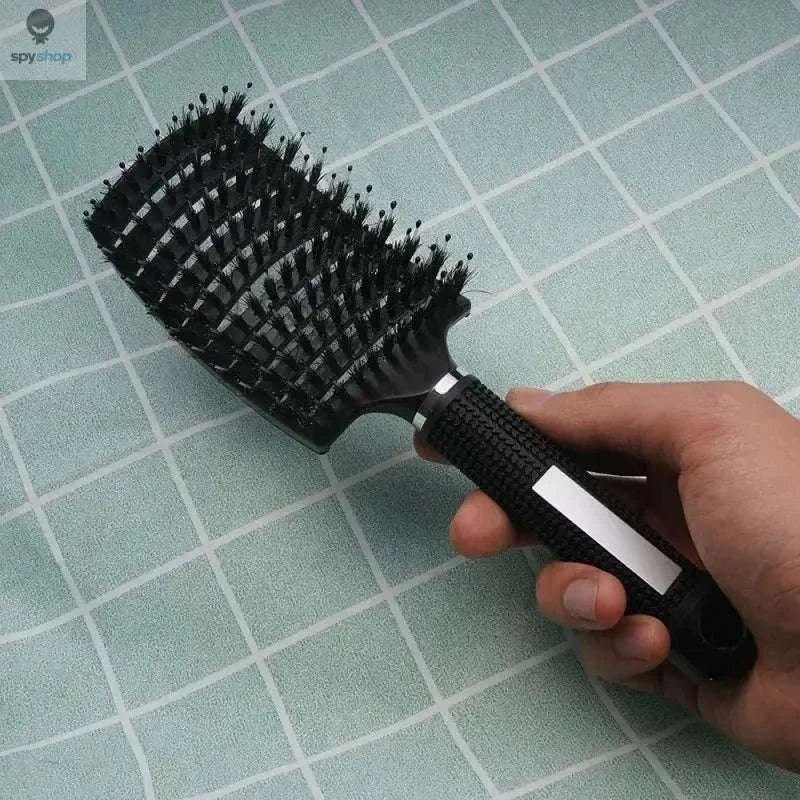 Exfoliating Hair Brush for Gentle Scalp Care and Detangling - Image 4