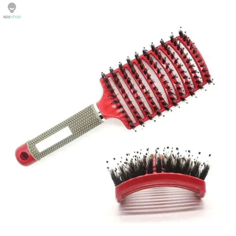 Exfoliating Hair Brush for Gentle Scalp Care and Detangling - Image 9