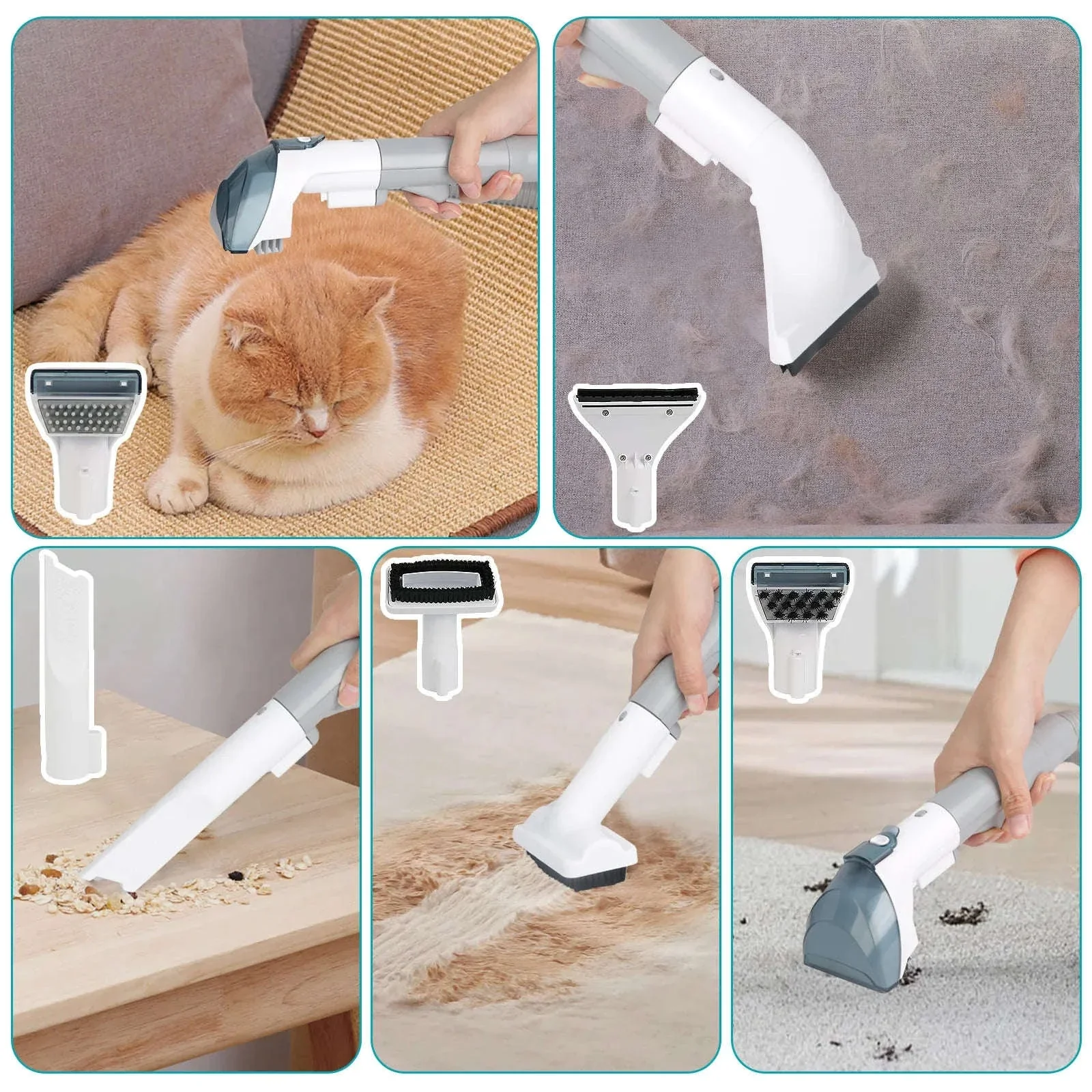 Handheld Carpet Cleaner 10kPa 450W Spot Cleaning Machine - Image 5