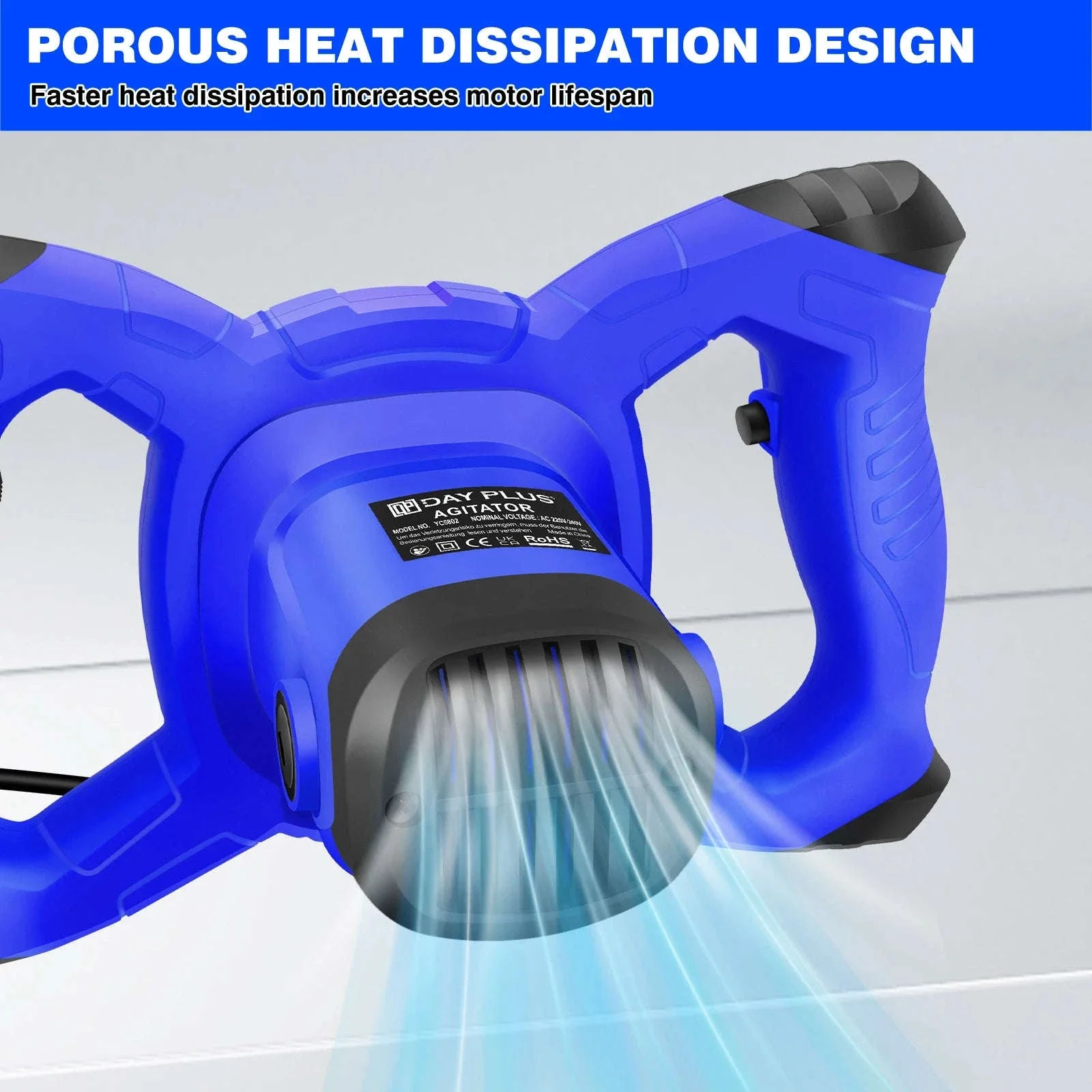 Handheld Paint Concrete Mixer with Adjustable 6-Speed Control - Image 19