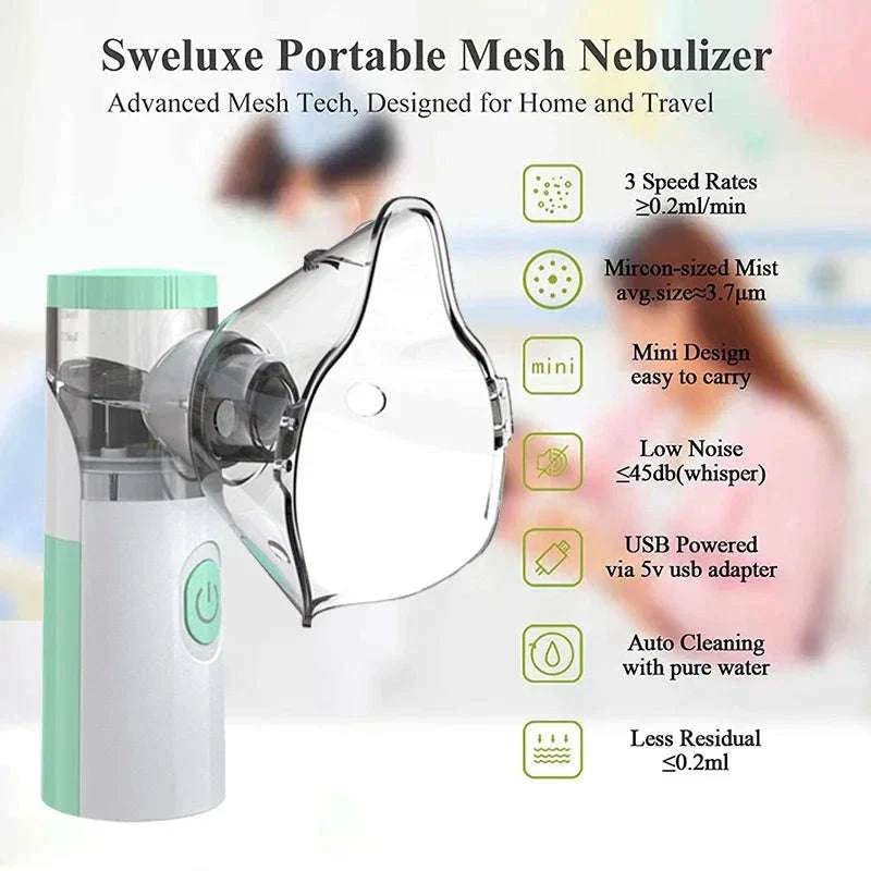 Handheld Portable Mesh Nebulizer for Kids and Adults - Image 30