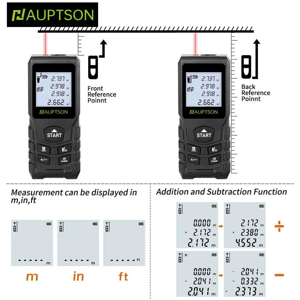 Laser Rangefinder Distance Meter for Fast, Accurate Measuring - Image 3