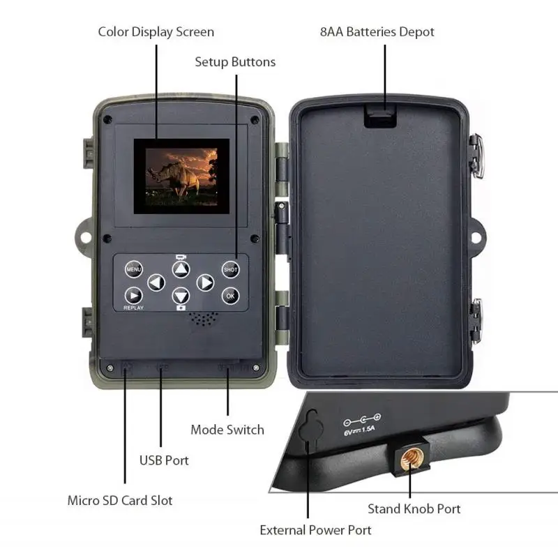 HC802A Wireless Trail Camera, 24MP Night Vision Wildlife Camera - Image 10