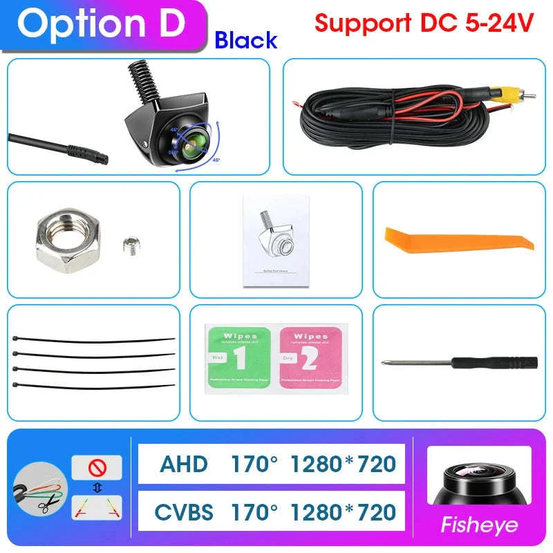 HD Car Rear View Camera with 170° Fisheye Lens - Image 10