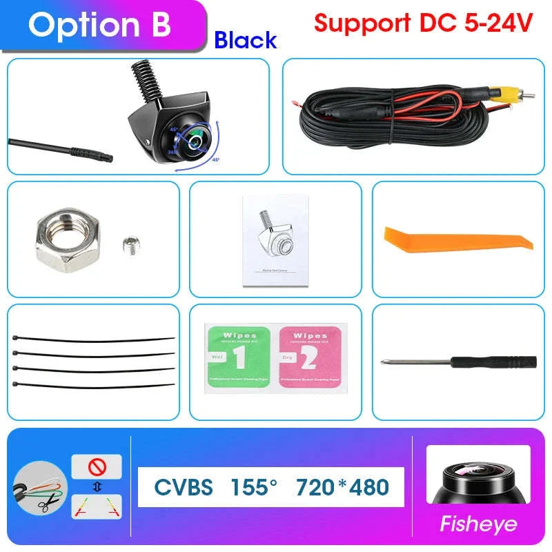 HD Car Rear View Camera with 170° Fisheye Lens - Image 11