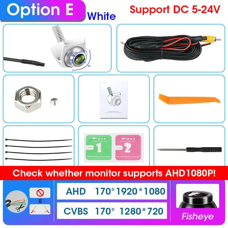 HD Car Rear View Camera with 170° Fisheye Lens - Image 9