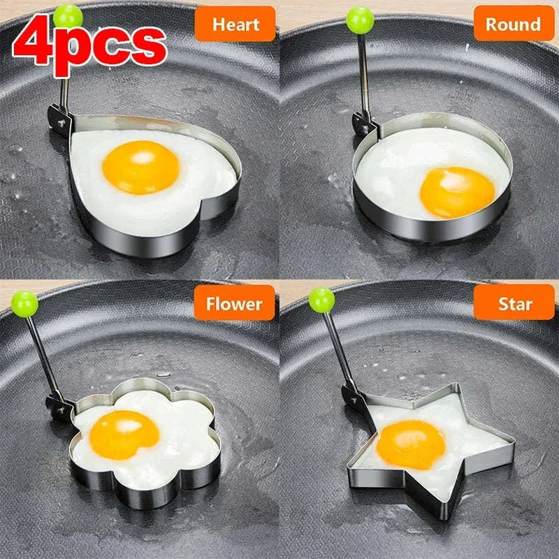 Heart-Shaped Stainless Steel Egg and Pancake Mold - Image 9