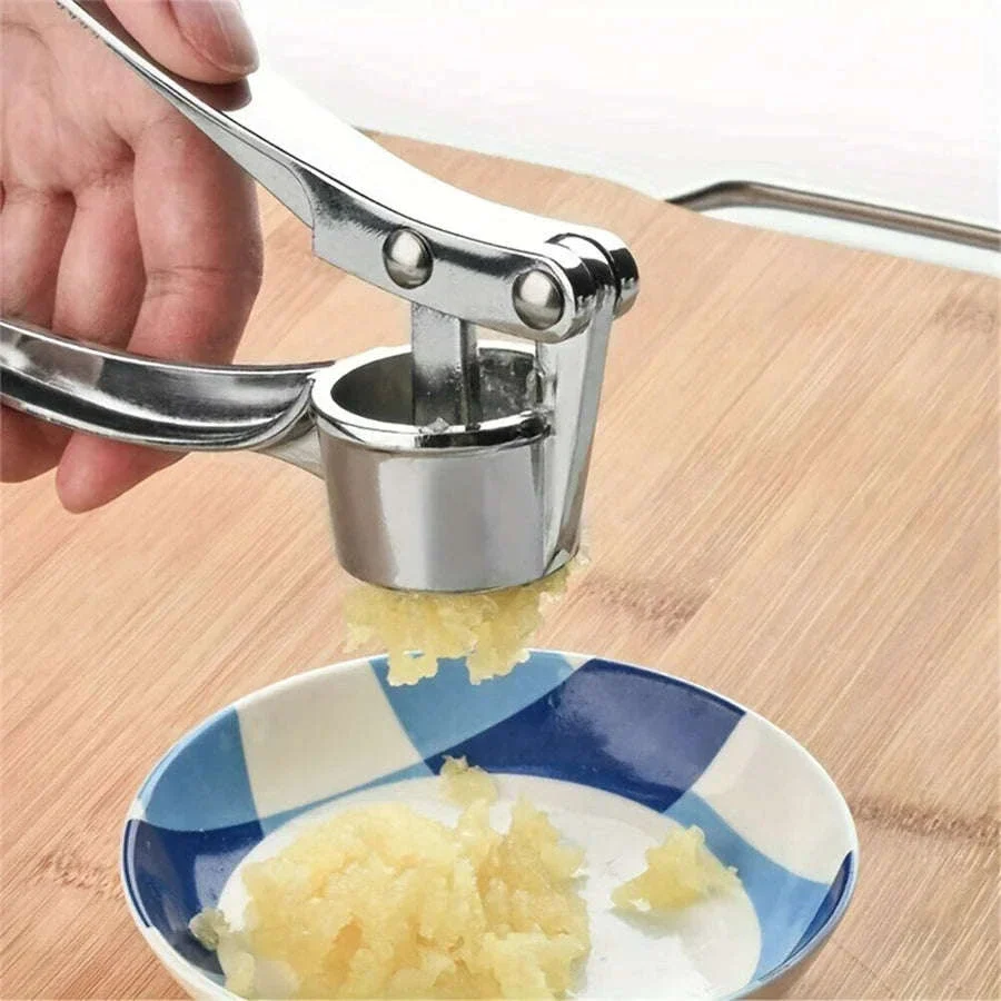Heavy Duty Garlic Press Multi-Tool 18cm Aluminum Crusher - Image 3