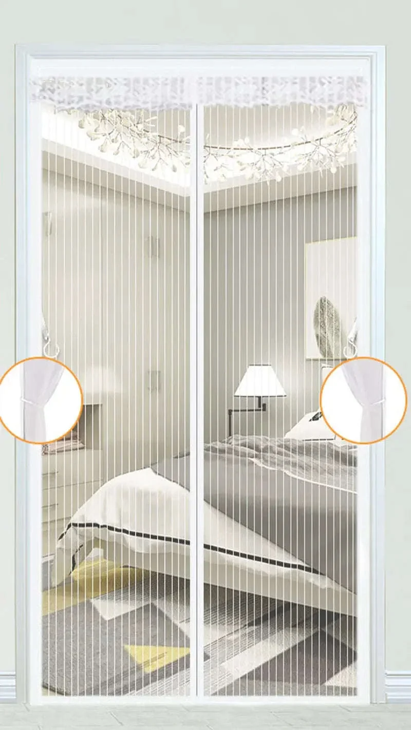 Heavy Duty Magnetic Screen Door Mesh Curtain for Easy Entry - Image 17