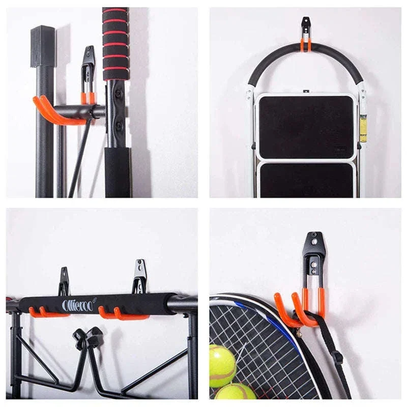 Heavy Duty Metal Hook Garage Organizer for Strong Wall Storage - Image 5