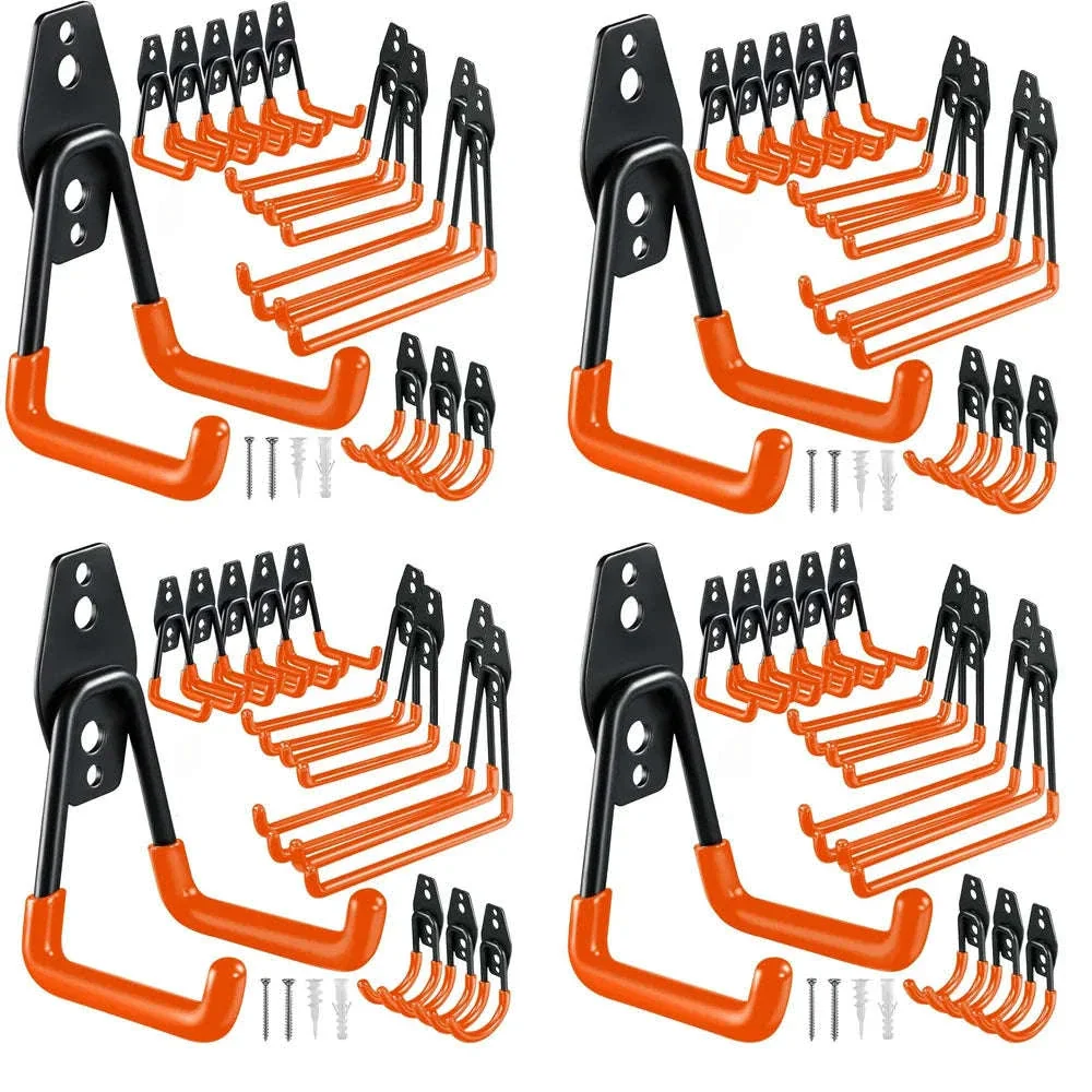 Heavy Duty Metal Hook Garage Organizer for Strong Wall Storage - Image 9