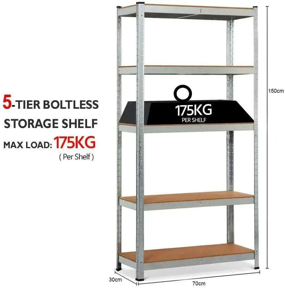 Heavy Duty Metal Shelving Racking Unit for Garage & Workshop - Image 7