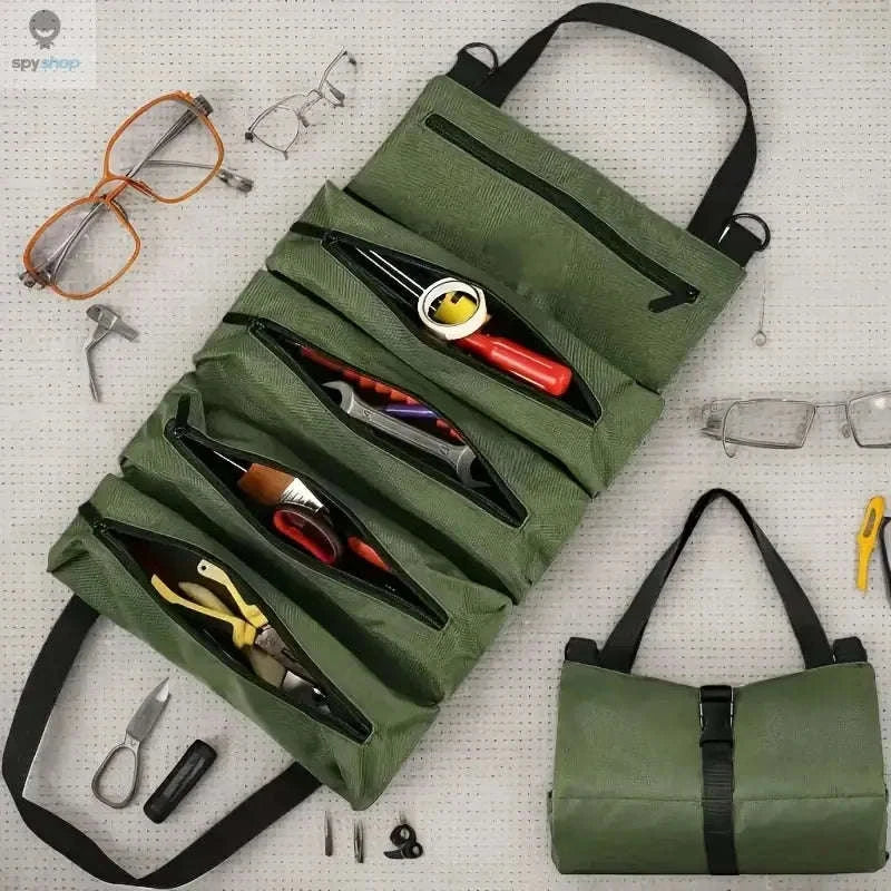 Heavy-Duty Roll-Up Tool Bag for Organized, Ready Access - Image 8