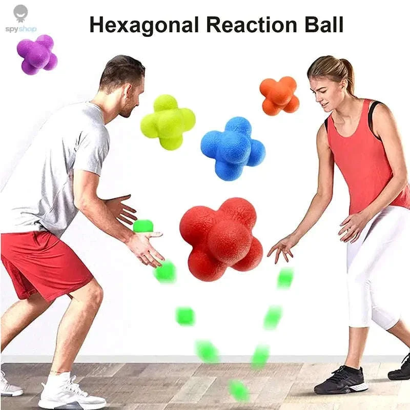 Hexagon Reaction Ball for Agility, Reflexes and Coordination