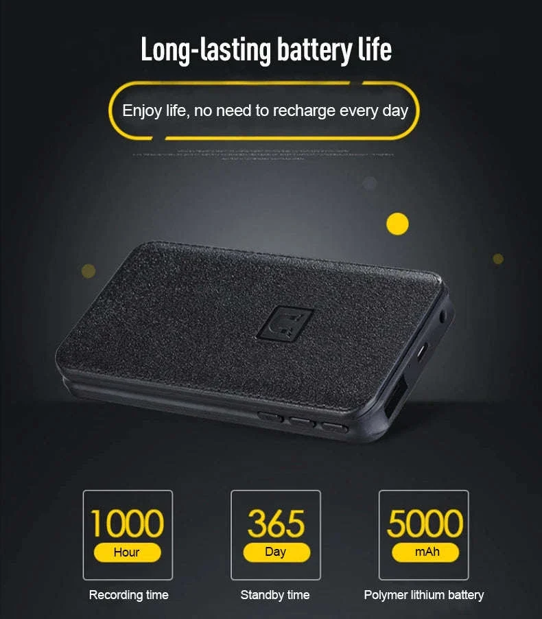 Hidden Voice Recorder Power Bank with 5000mAh and Long Recording - Image 11