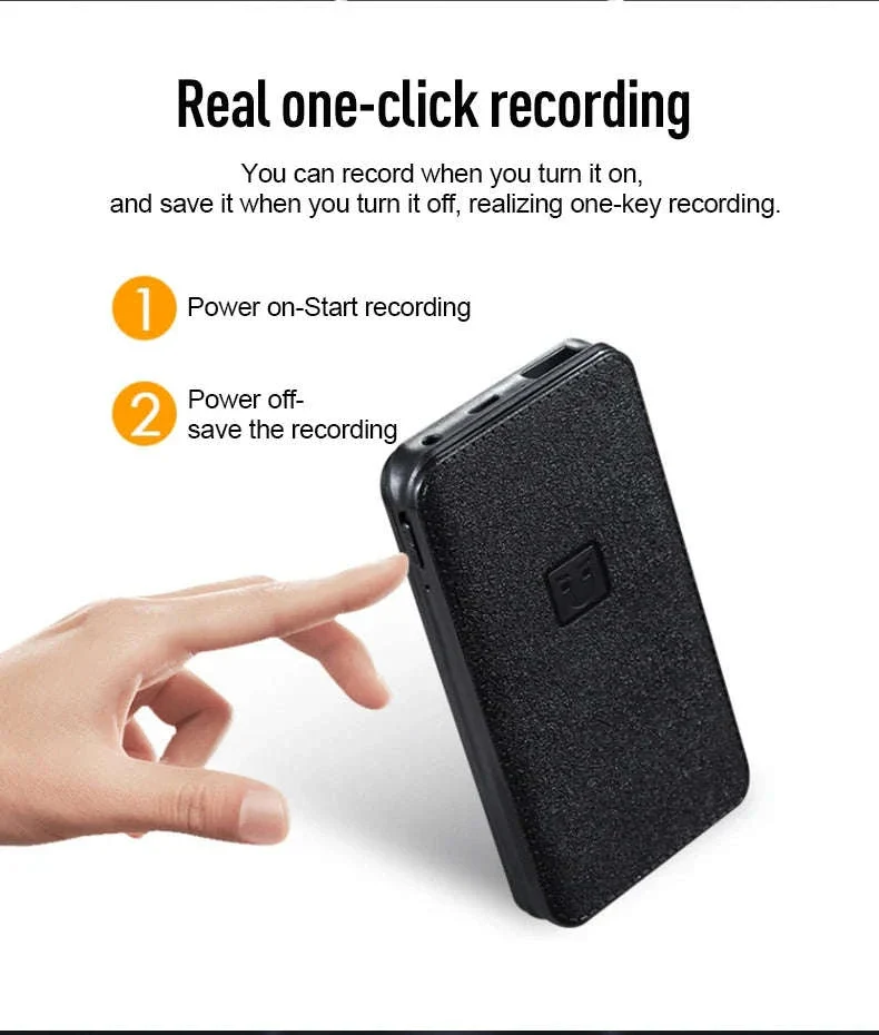 Hidden Voice Recorder Power Bank with 5000mAh and Long Recording - Image 14
