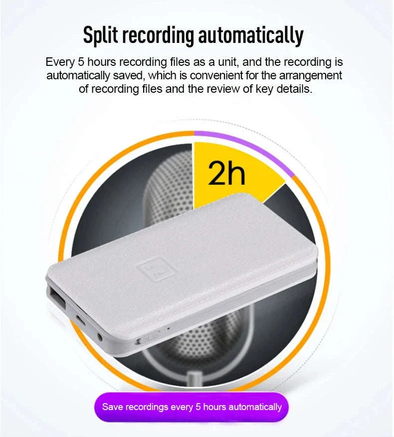 Hidden Voice Recorder Power Bank with 5000mAh and Long Recording - Image 16