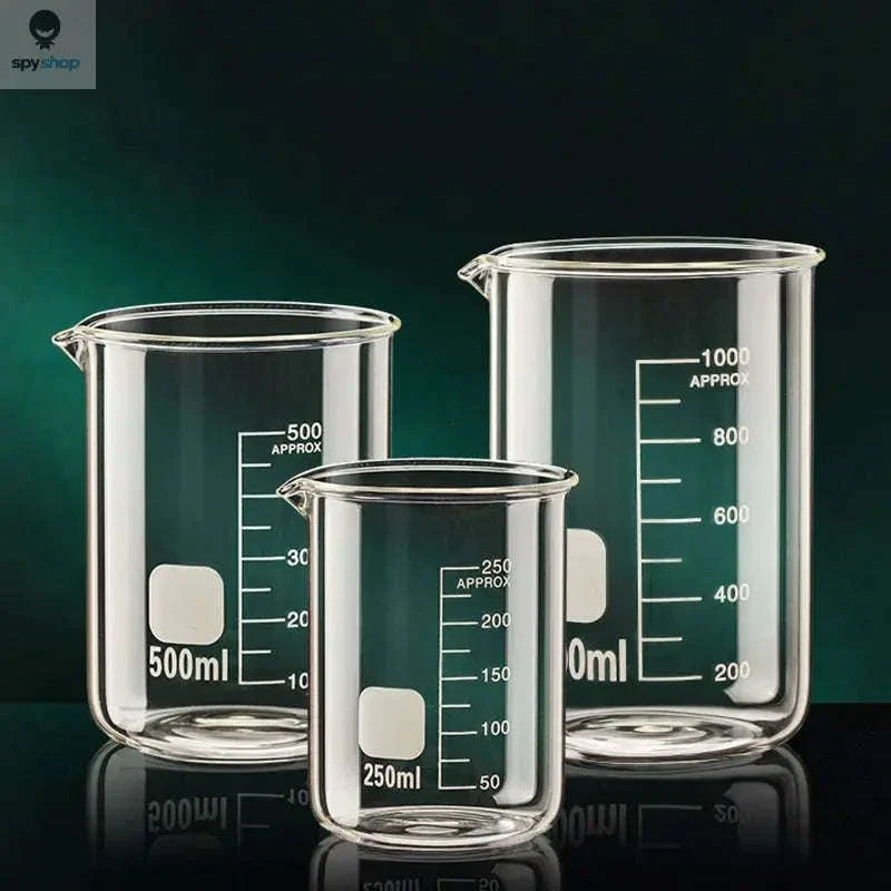 High Borosilicate Glass Measuring Cup for Cooking and Lab Use - Image 3