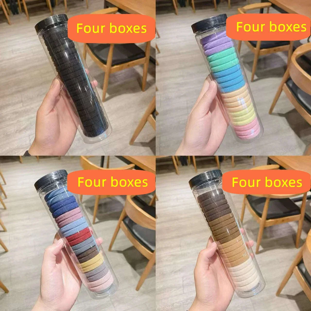 20-Pack High Elastic French Style Hair Rings - Image 13
