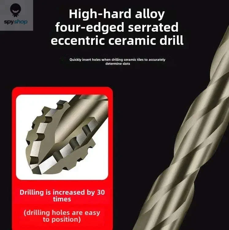 Serrated Eccentric Drill Bit for Tile, Glass and Hard Materials - Image 7