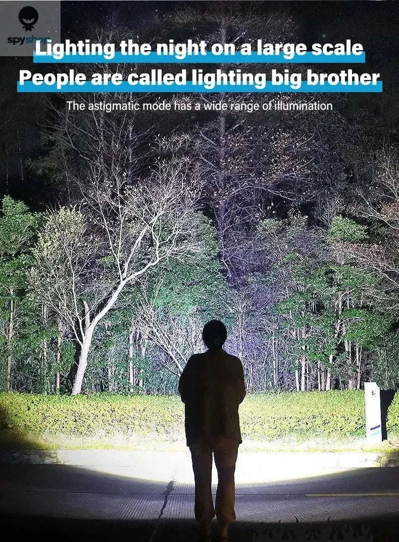 High Power LED Flashlight with Long-Range Beam and USB-C - Image 12