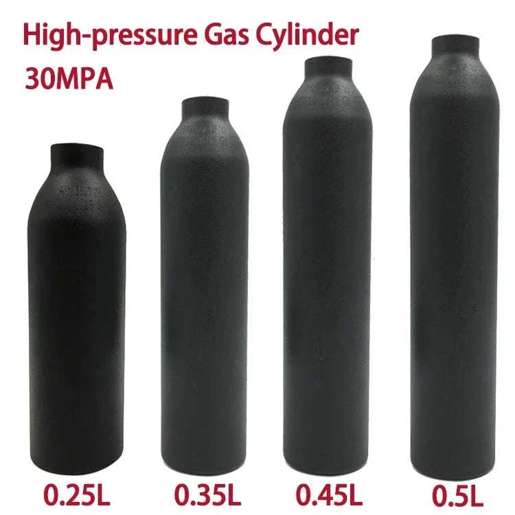 Aluminum CO2 Cylinder 30MPa M18×1.5 Thread for Aquarium & Gas Use