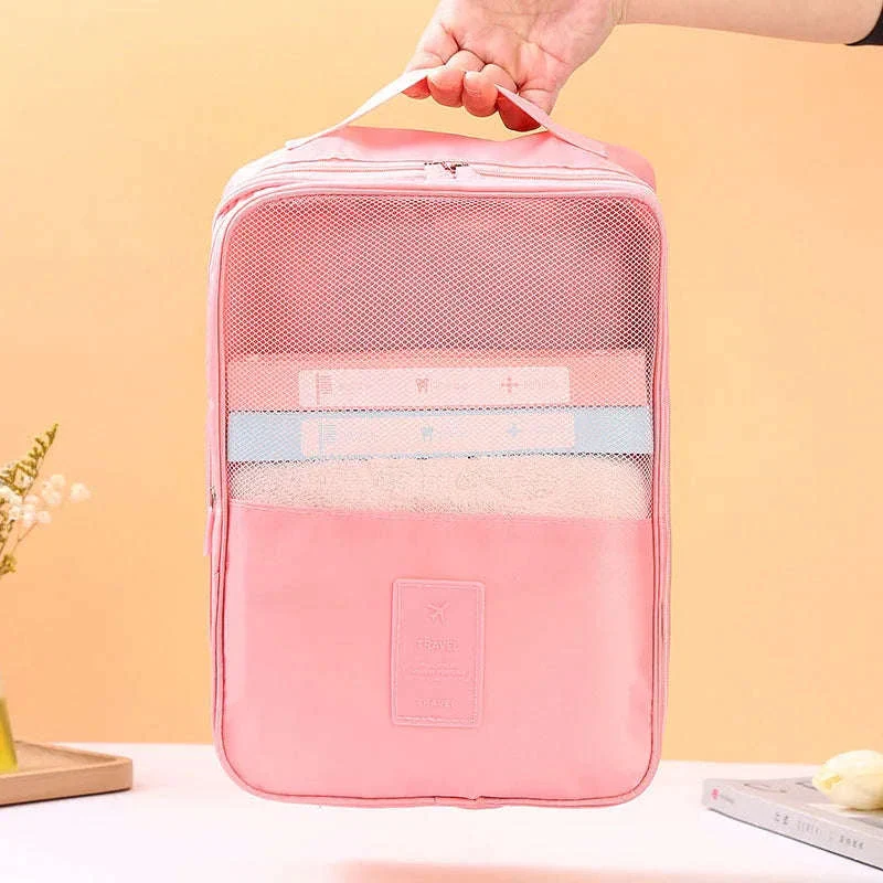 Portable Travel Shoe Bag and Clothes Organizer - Image 4